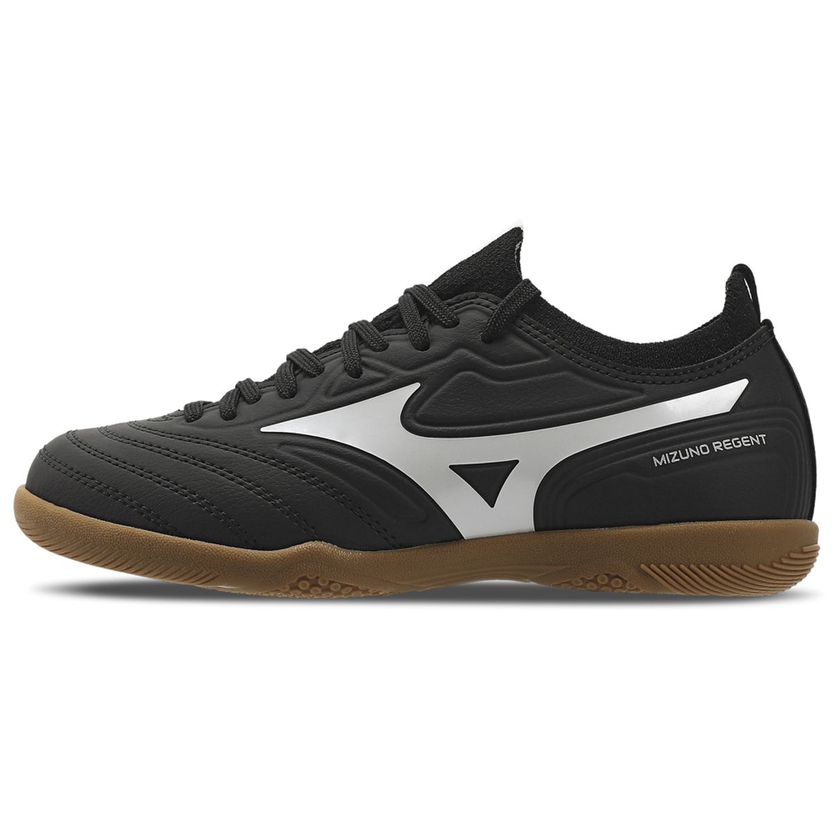 Chuteira Futsal Mizuno Regent IN Infantil 36 Preto