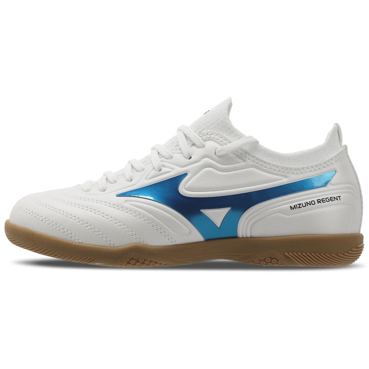 Chuteira Futsal Mizuno Regent IN Infantil 36 Branco