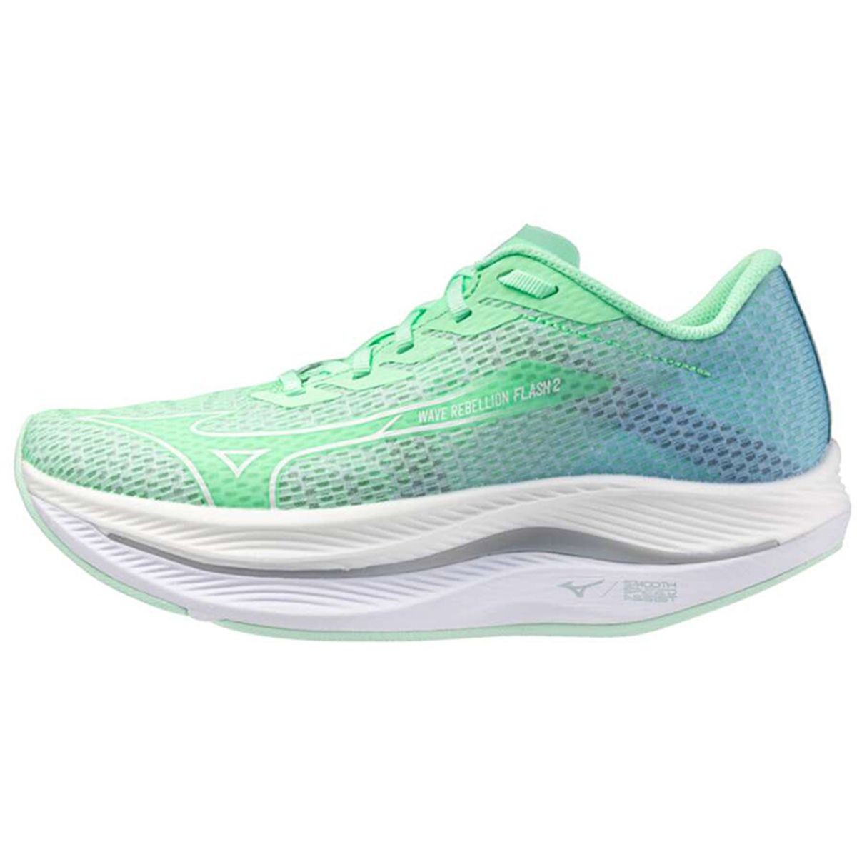 Tênis de Corrida Feminino Mizuno Wave Rebellion Flash 2 40 Verde