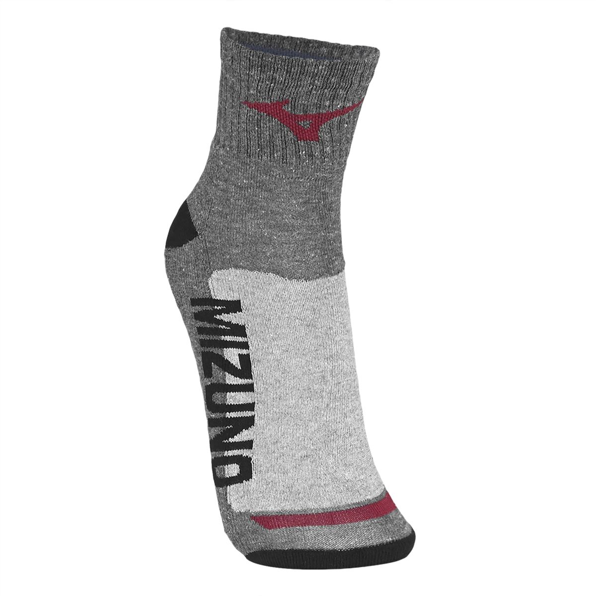 Meia Cano Médio de Performance Mizuno 43-45 Cinza