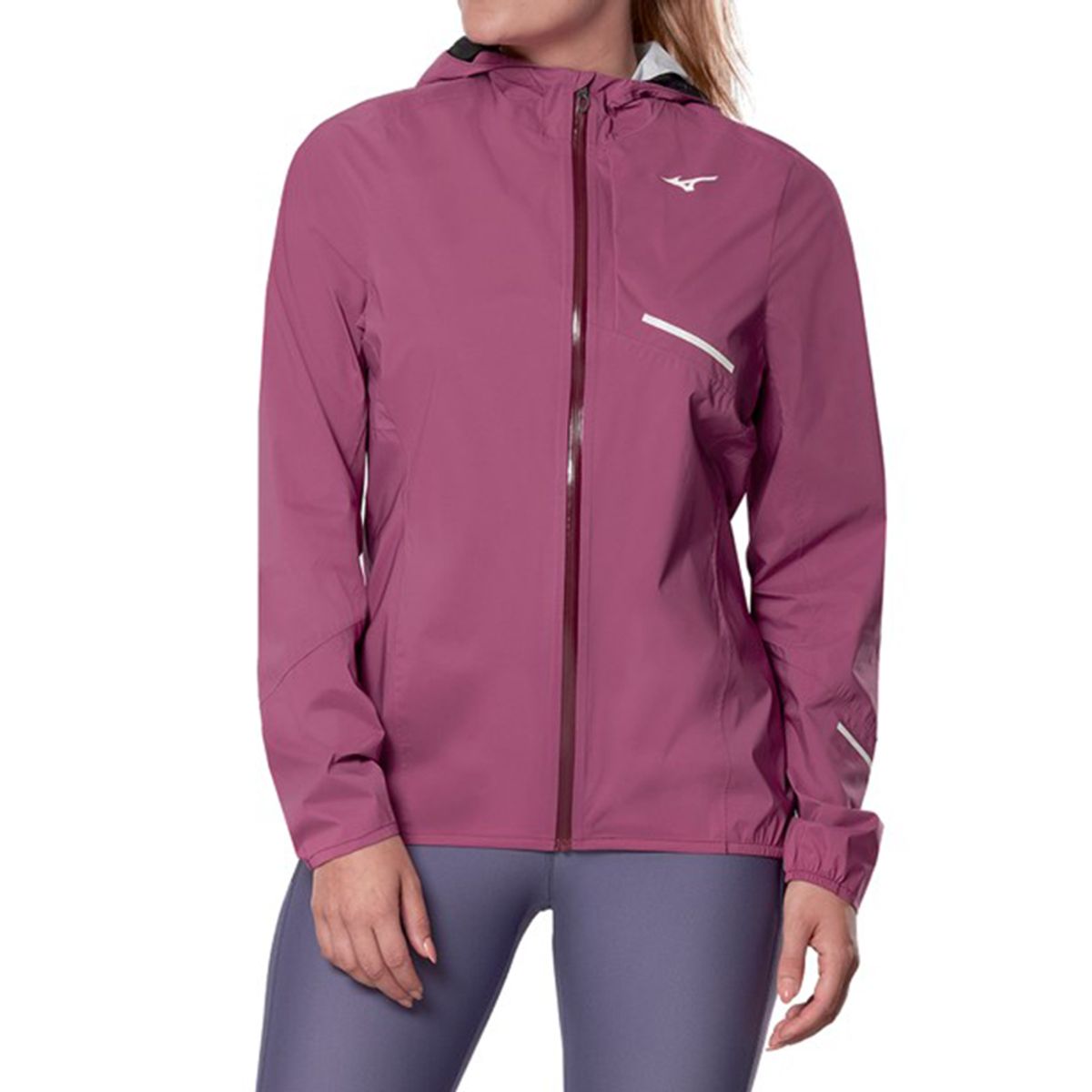 Jaqueta de Corrida Feminina Waterproof 20K ER G Roxo