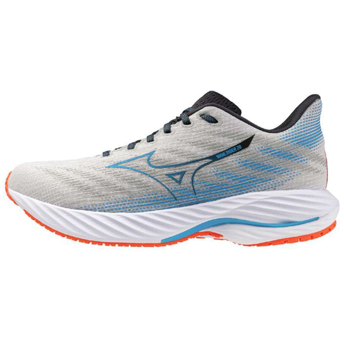 Tênis de Corrida Masculino Mizuno Wave Rider 28 43 Cinza