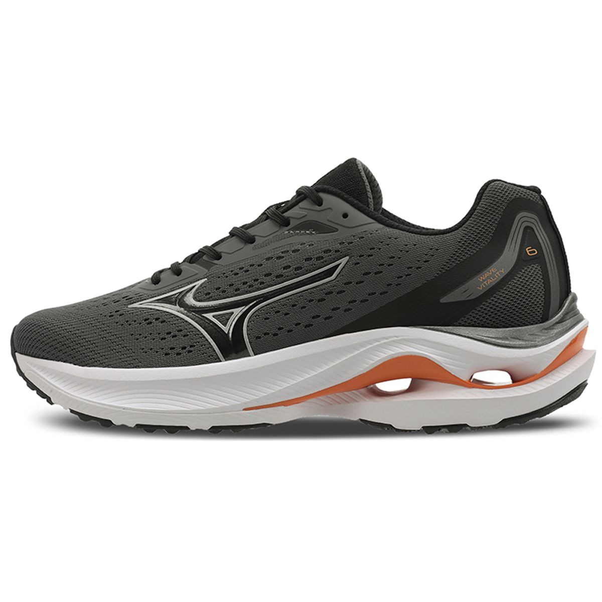 Tênis de Corrida Masculino Mizuno Wave Vitality 6 42 Cinza