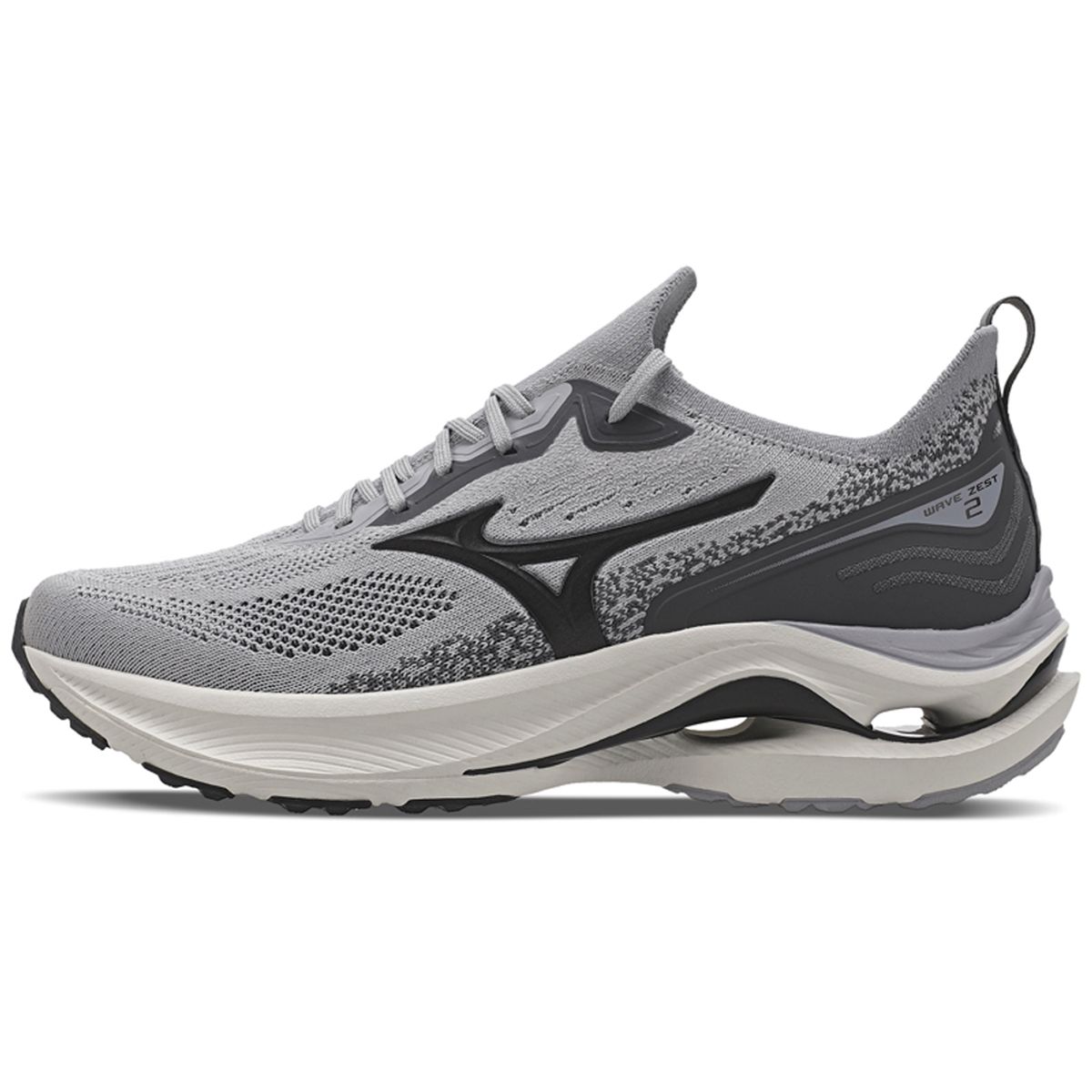 Tênis de Corrida Mizuno Wave Zest 2 44 Cinza