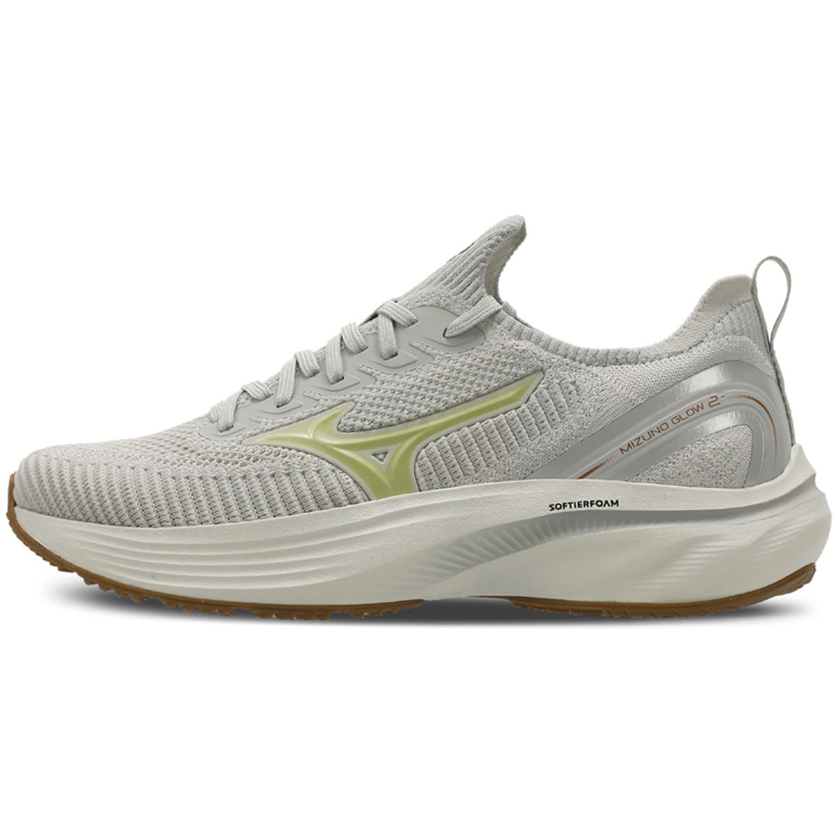 Tênis de Corrida Feminino Mizuno Glow 2 40 Cinza