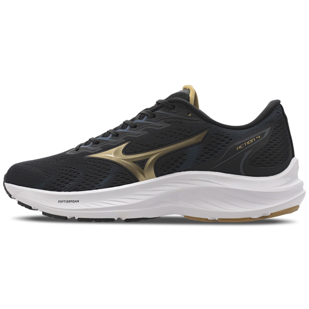 Tênis de Corrida Masculino Mizuno Action 4 43 Preto