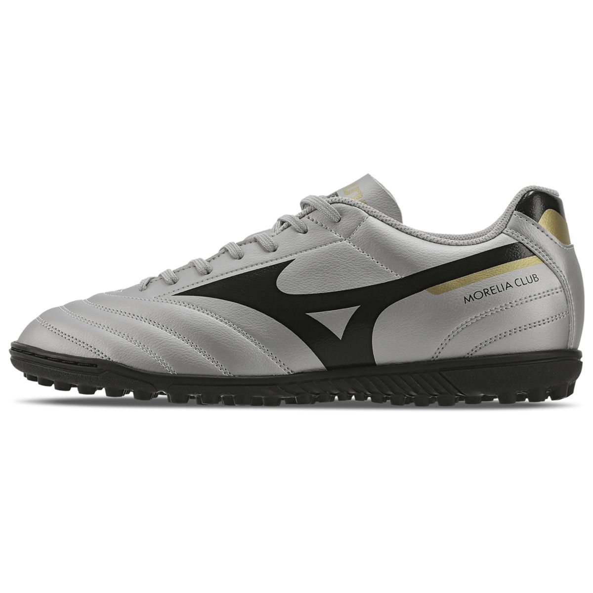 Chuteira Society Masculina Mizuno Morelia Club AS 41 Prata
