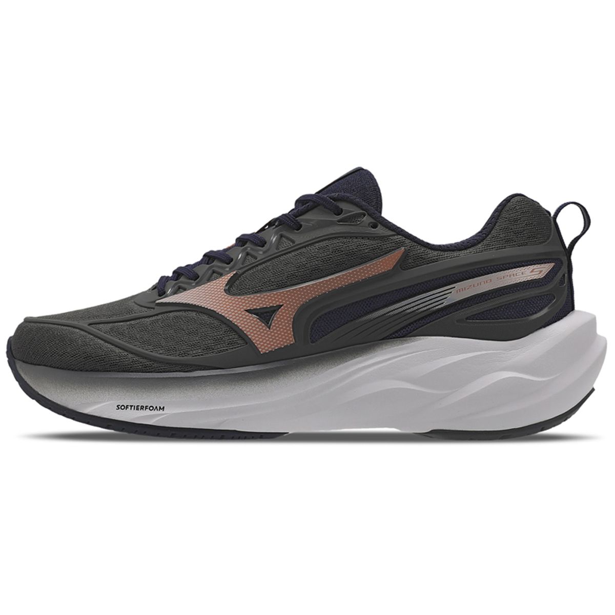 Tênis de Corrida Feminino Mizuno Space 5 34 Cinza