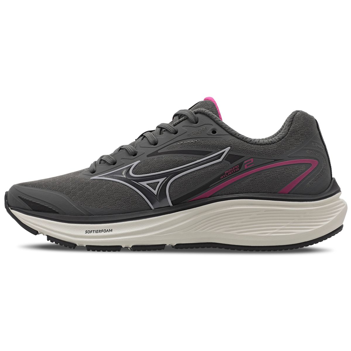 Tênis de Corrida Mizuno Atlantis 2 Feminino 34 Cinza