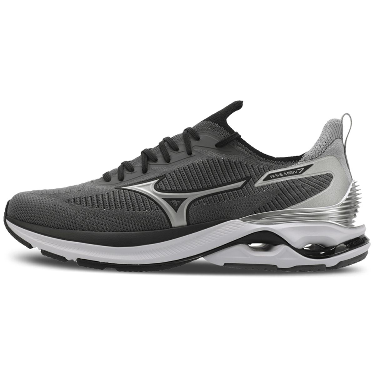 Tênis de Corrida Masculino Mizuno Wave Mirai 7 41 Cinza
