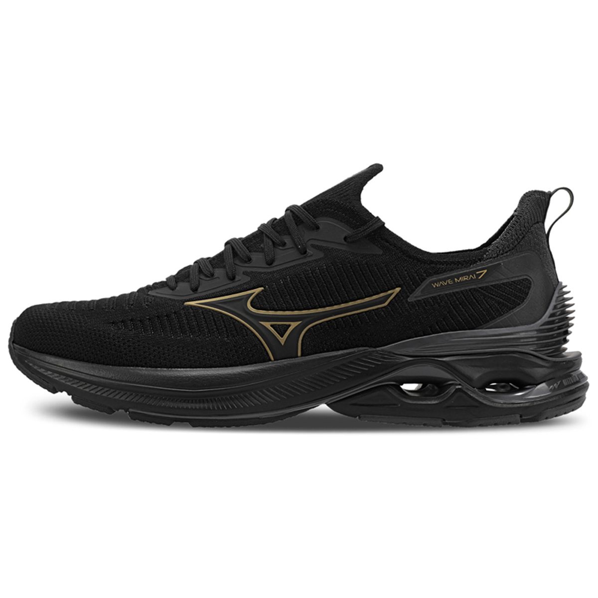 Tênis de Corrida Masculino Mizuno Wave Mirai 7 42 Preto