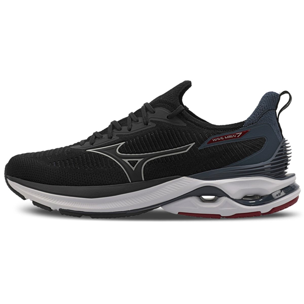 Tênis de Corrida Masculino Mizuno Wave Mirai 7 41 Preto
