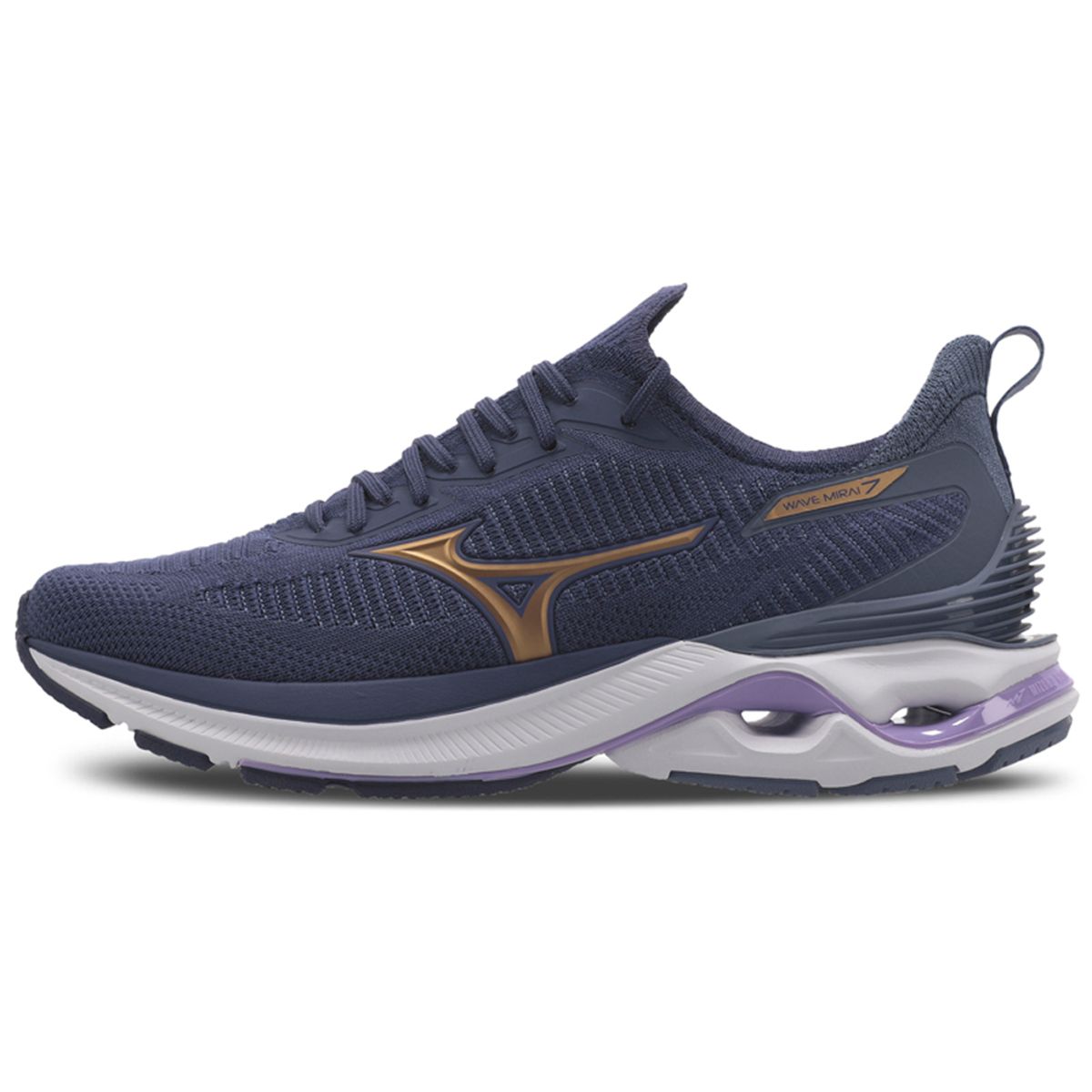 Tênis de Corrida Feminino Mizuno Wave Mirai 7 40 Roxo