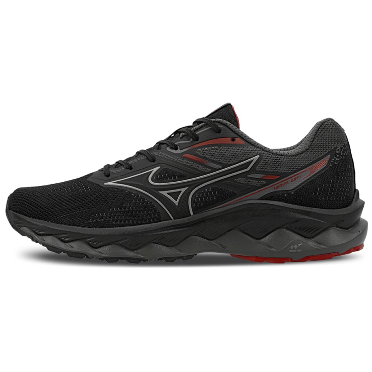 Tênis de Corrida Masculino Mizuno Wave Way 5 41 Preto