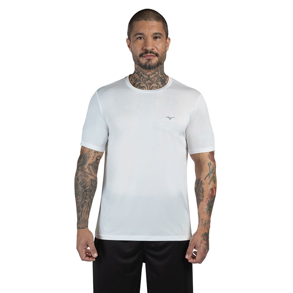 Camiseta de Treino Masculina Mizuno Energy P Branco