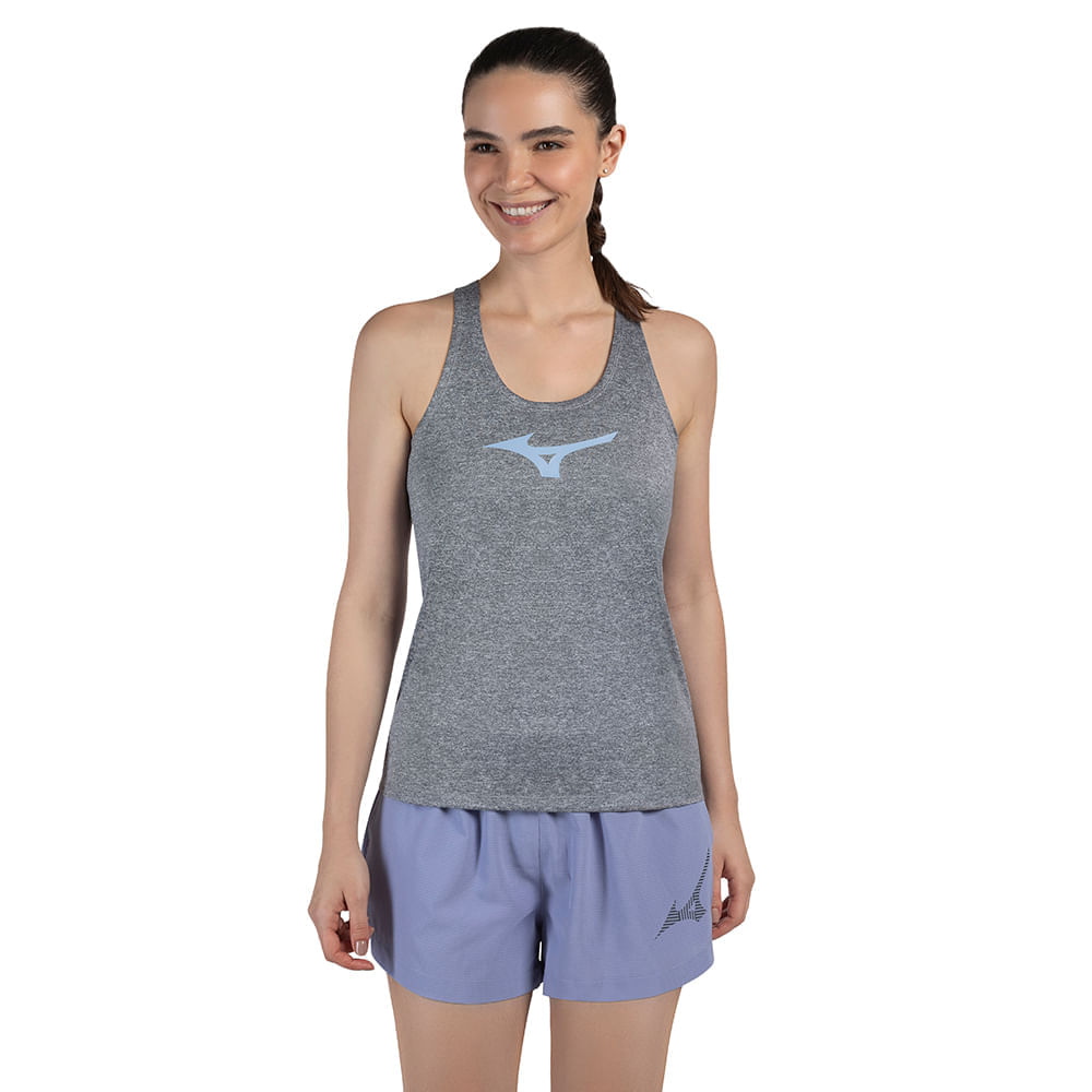 Regata de Corrida Feminina Mizuno Spark Big Logo - G Azul
