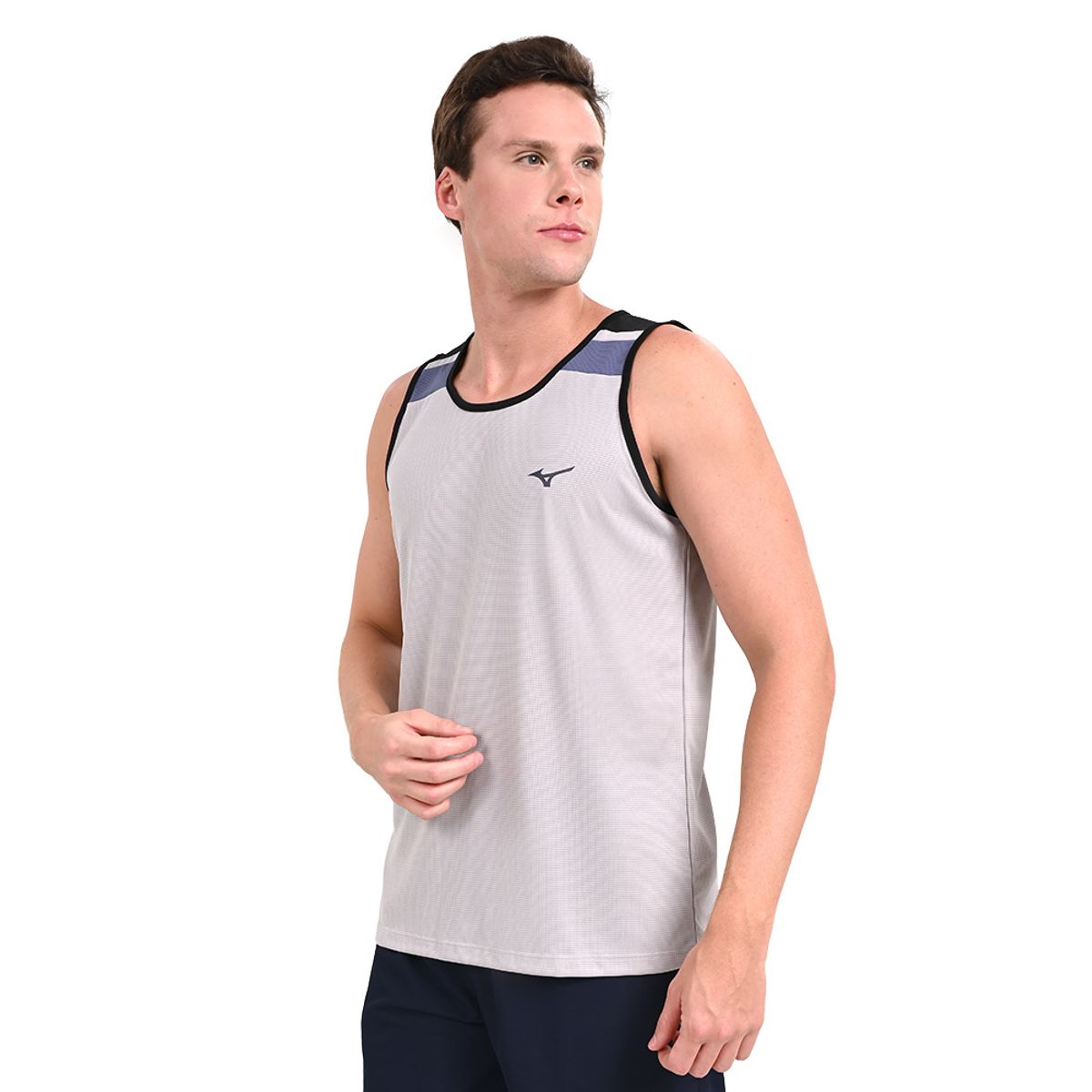 Regata de Treino Masculina Mizuno Soul Fit 3 G Cinza