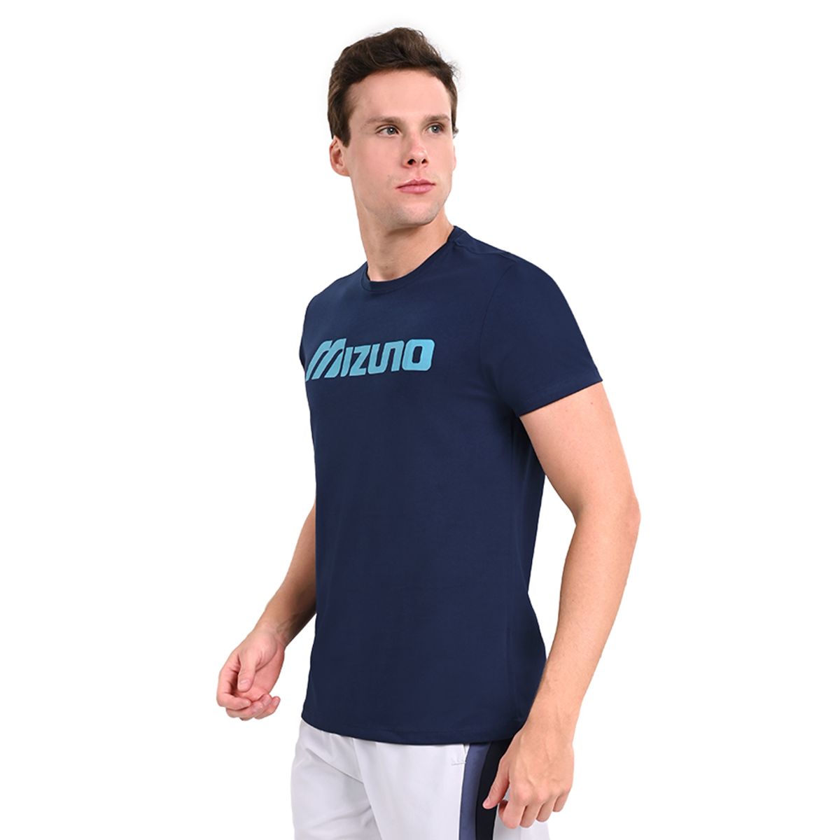 Camiseta Casual Masculina Mizuno Big Logo GG Azul