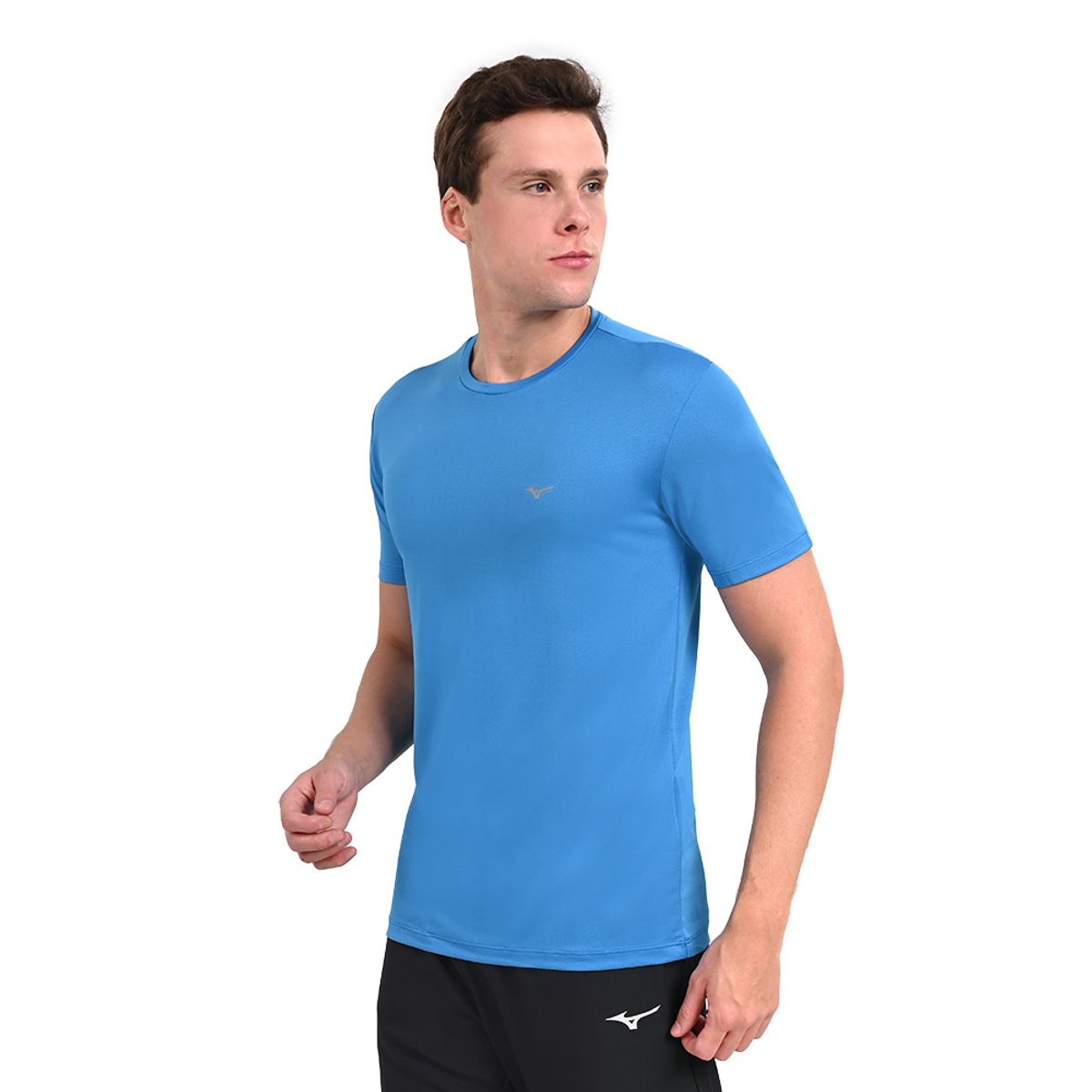 Camiseta de Corrida Masculina Mizuno Nirvana New G Azul