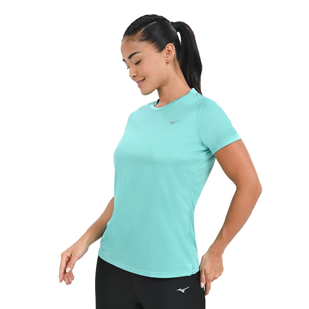 Camiseta de Treino Feminina Mizuno Energy GG Verde