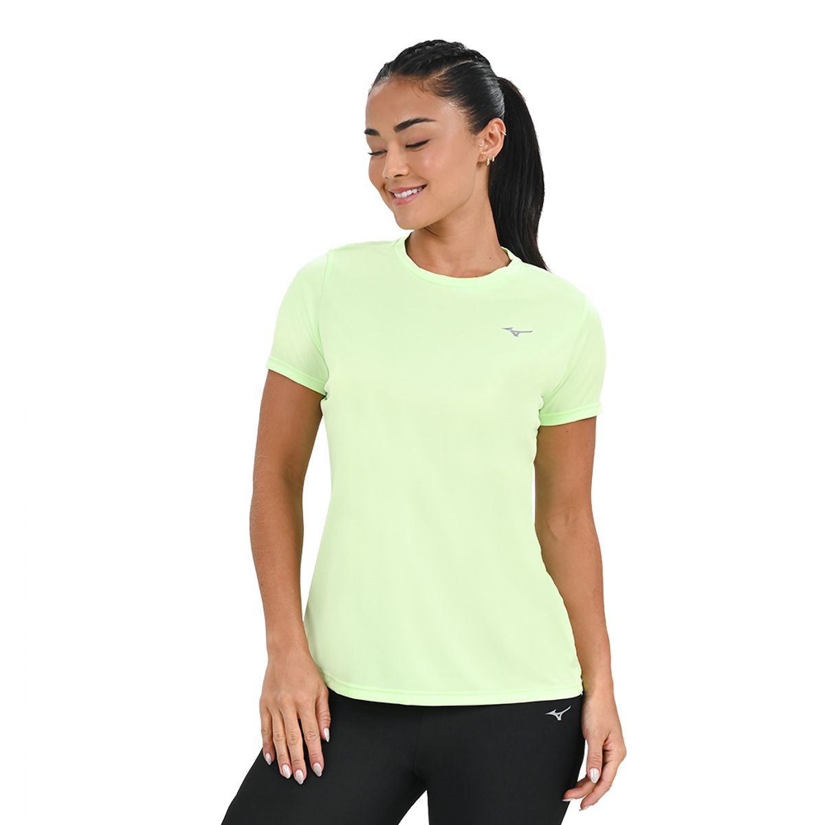 Camiseta de Treino Feminina Mizuno Energy G Verde