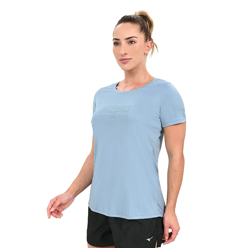 Camiseta de Treino Feminina Mizuno Fitwear Stamp