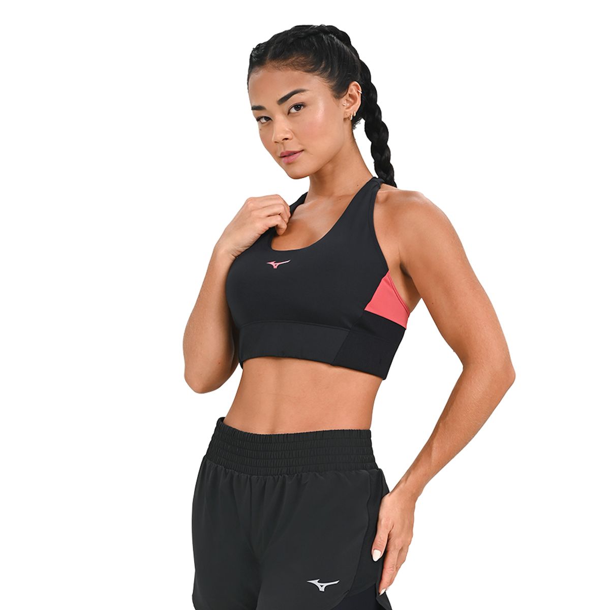 Top de Corrida Mizuno Soul Fit Feminino GG Preto