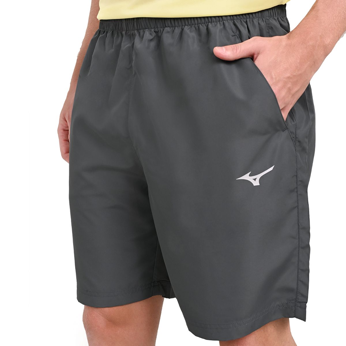 Bermuda de Treino Masculina Mizuno Big Logo M Cinza