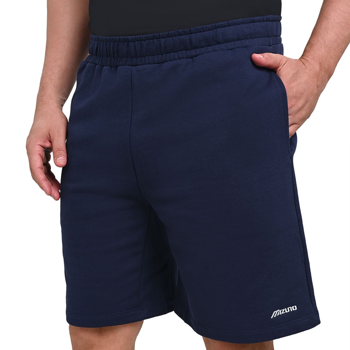 Bermuda de Moletom Masculina Mizuno G Azul