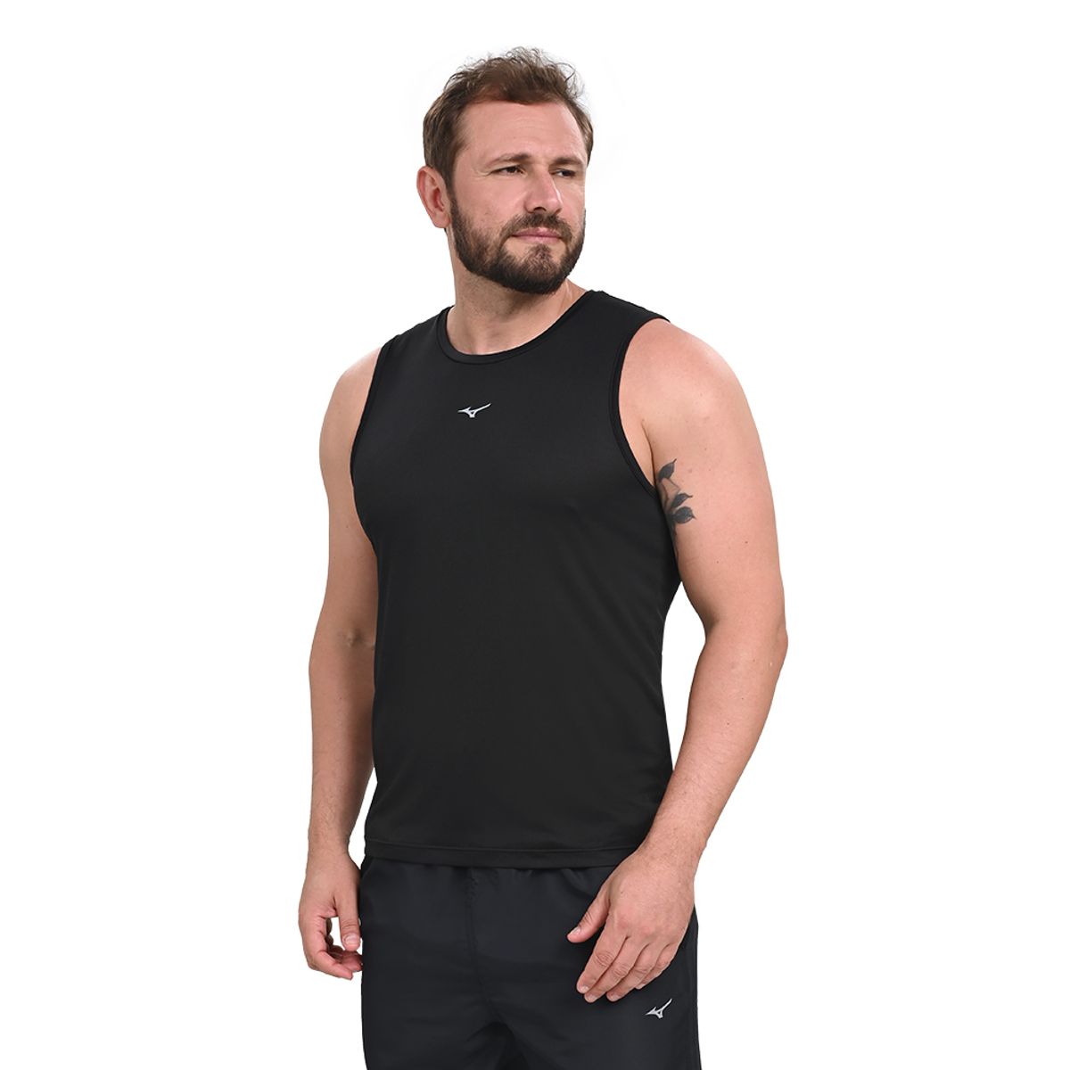 Regata de Treino Masculina Mizuno Nirvana G Preto