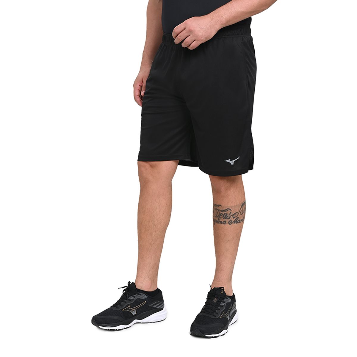 Bermuda de Treino Masculina Mizuno Root Mesh M Preto