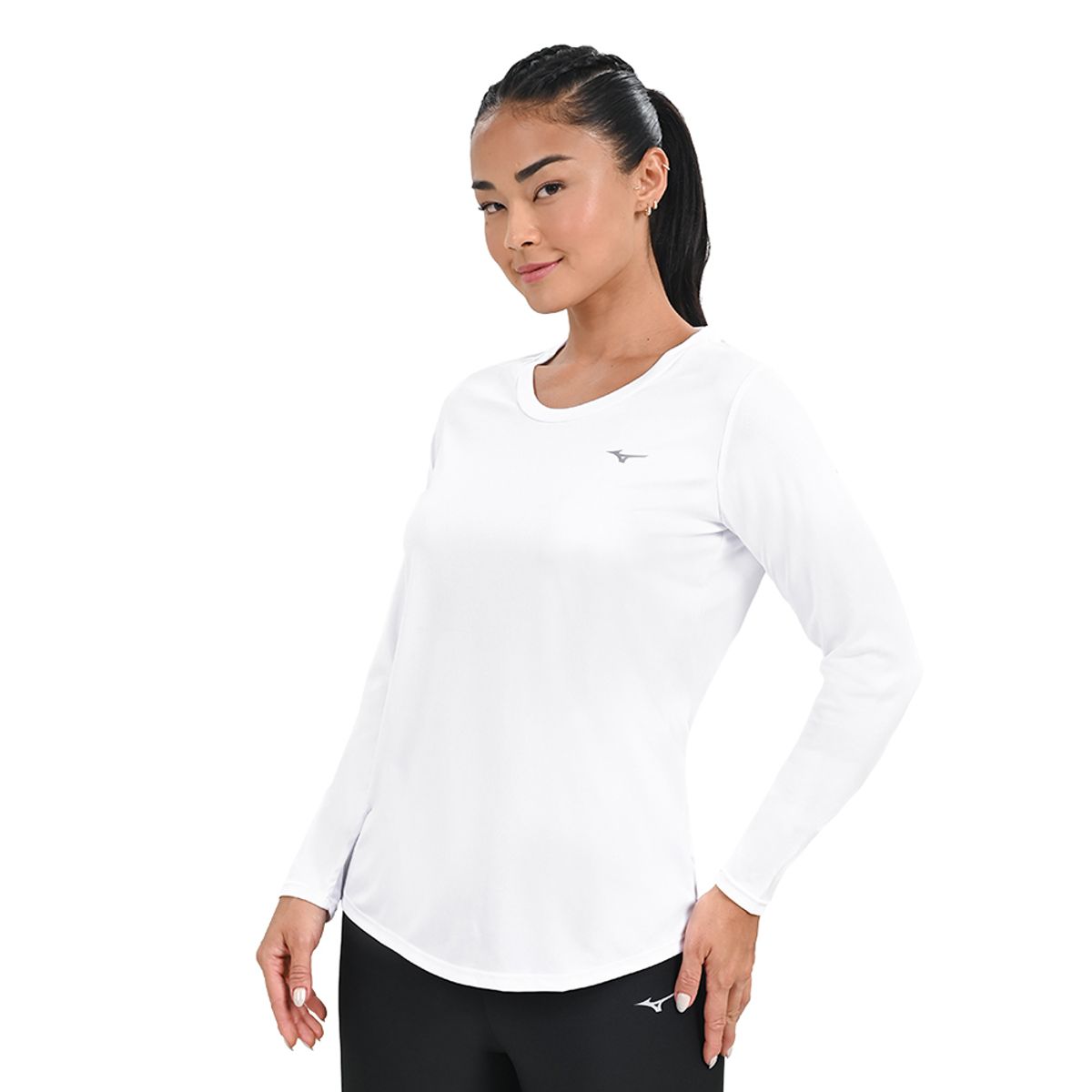 Camiseta de Treino Mizuno Energy Feminina P Branco