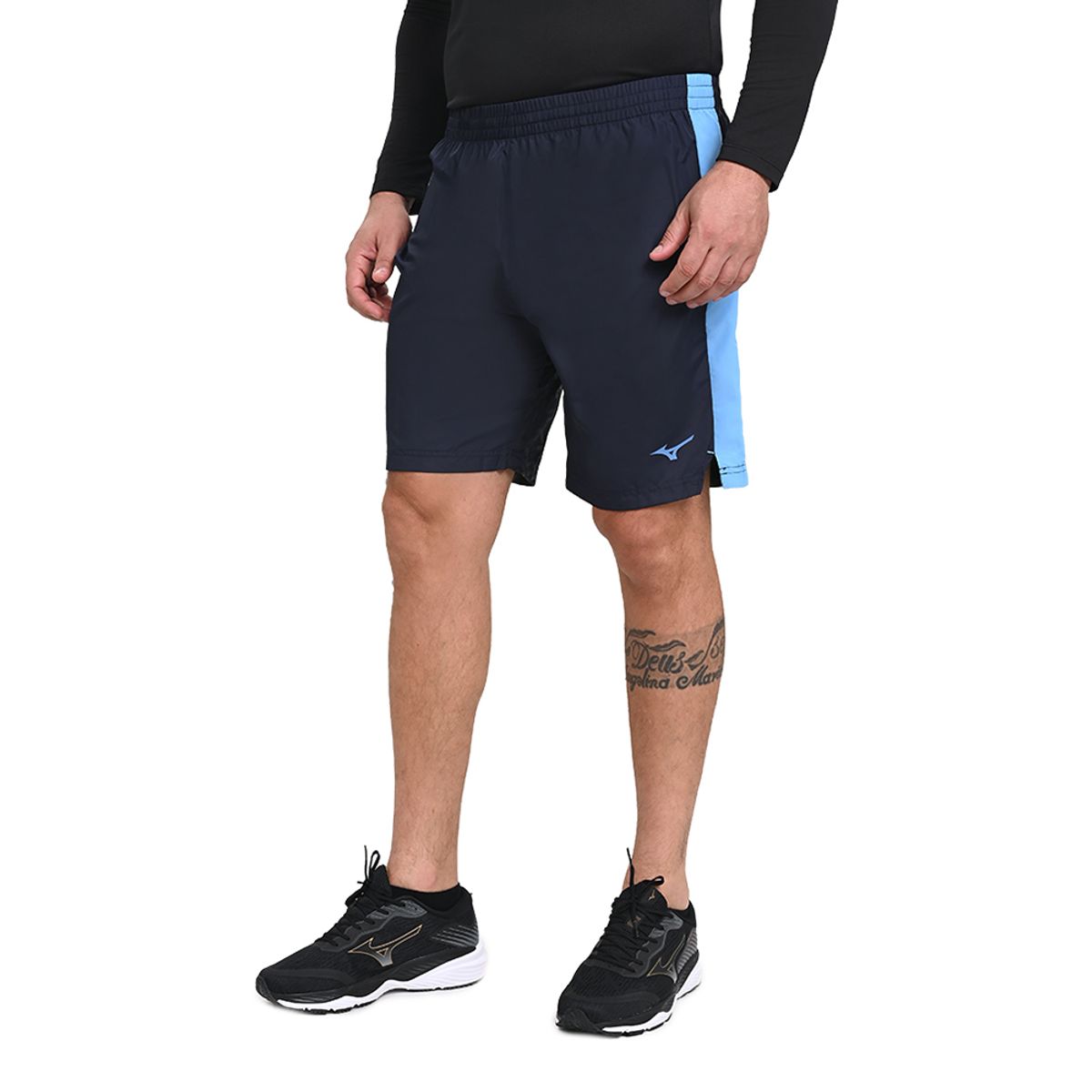 Bermuda de Treino Masculina Mizuno Run Easy 4 P Azul