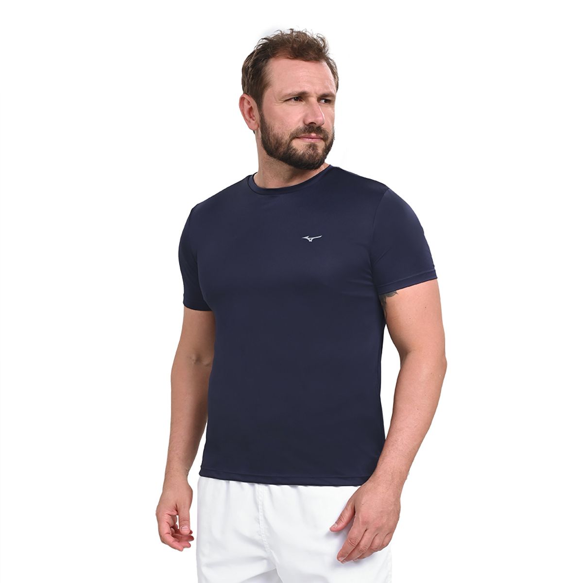 Camiseta de Treino Masculina Mizuno Run Spark 2 G Azul