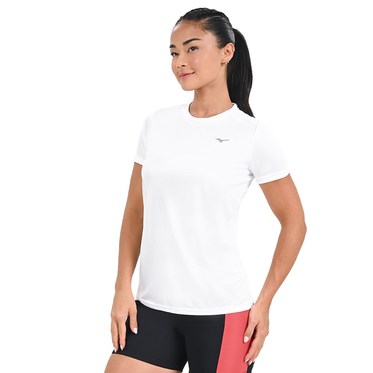 Camiseta de Treino Feminina Mizuno Energy GG Branco