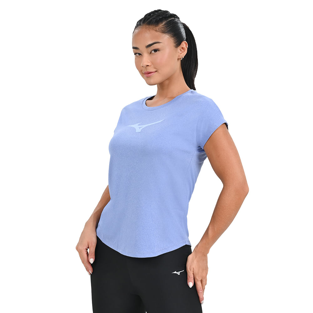 Camiseta de Corrida Feminina Mizuno Spark Big Logo