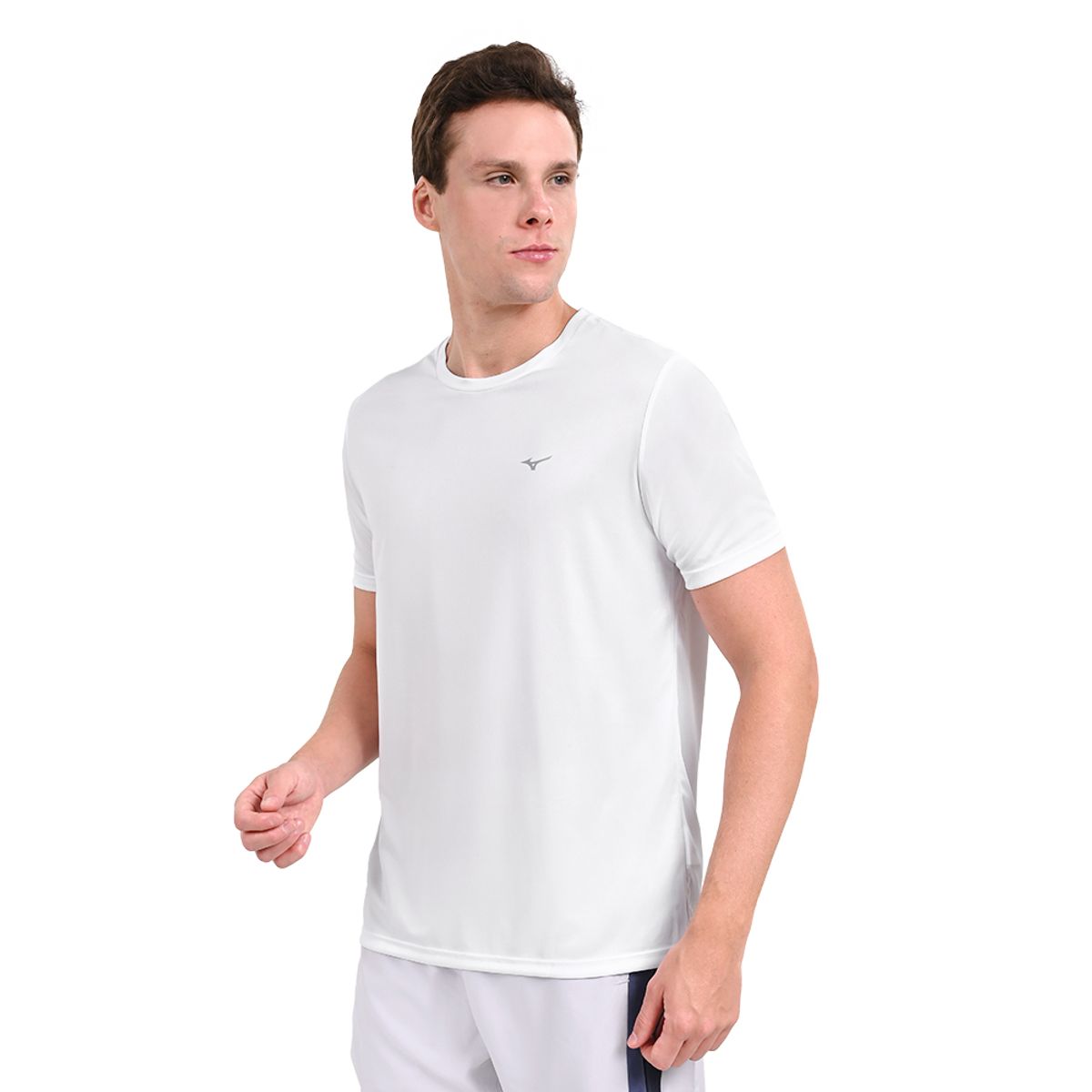 Camiseta de Treino Masculina Mizuno Energy G Branco
