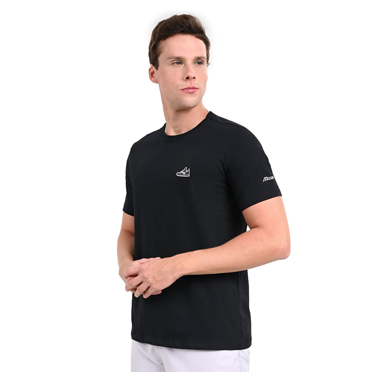 Camiseta Casual Masculina Mizuno Sneaker GG Preto
