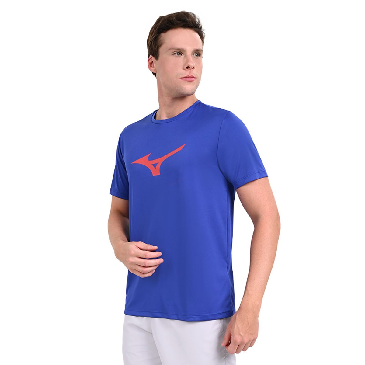 Camiseta de Treino Masculina Mizuno Run Spark P Azul