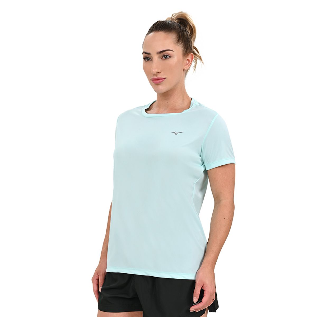 Camiseta de Treino Feminina Mizuno Energy P Azul