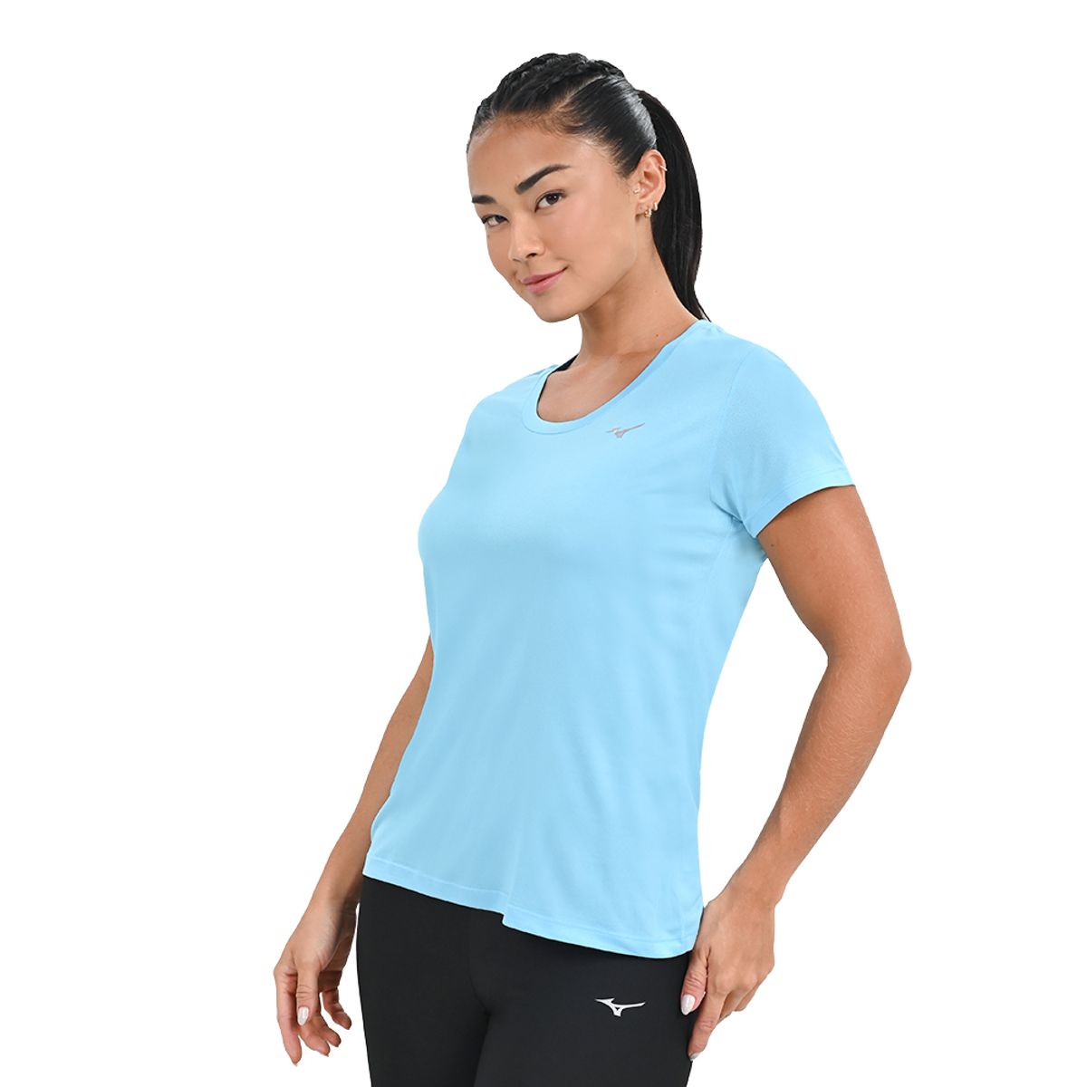 Camiseta de Corrida Feminina Mizuno Nirvana M Azul