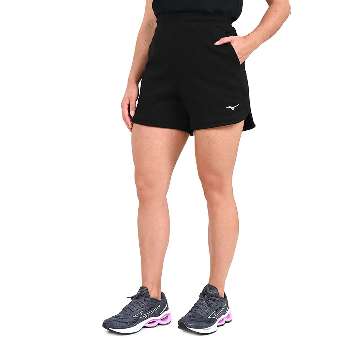 Shorts Casual Feminino Mizuno Heritage 2 M Preto
