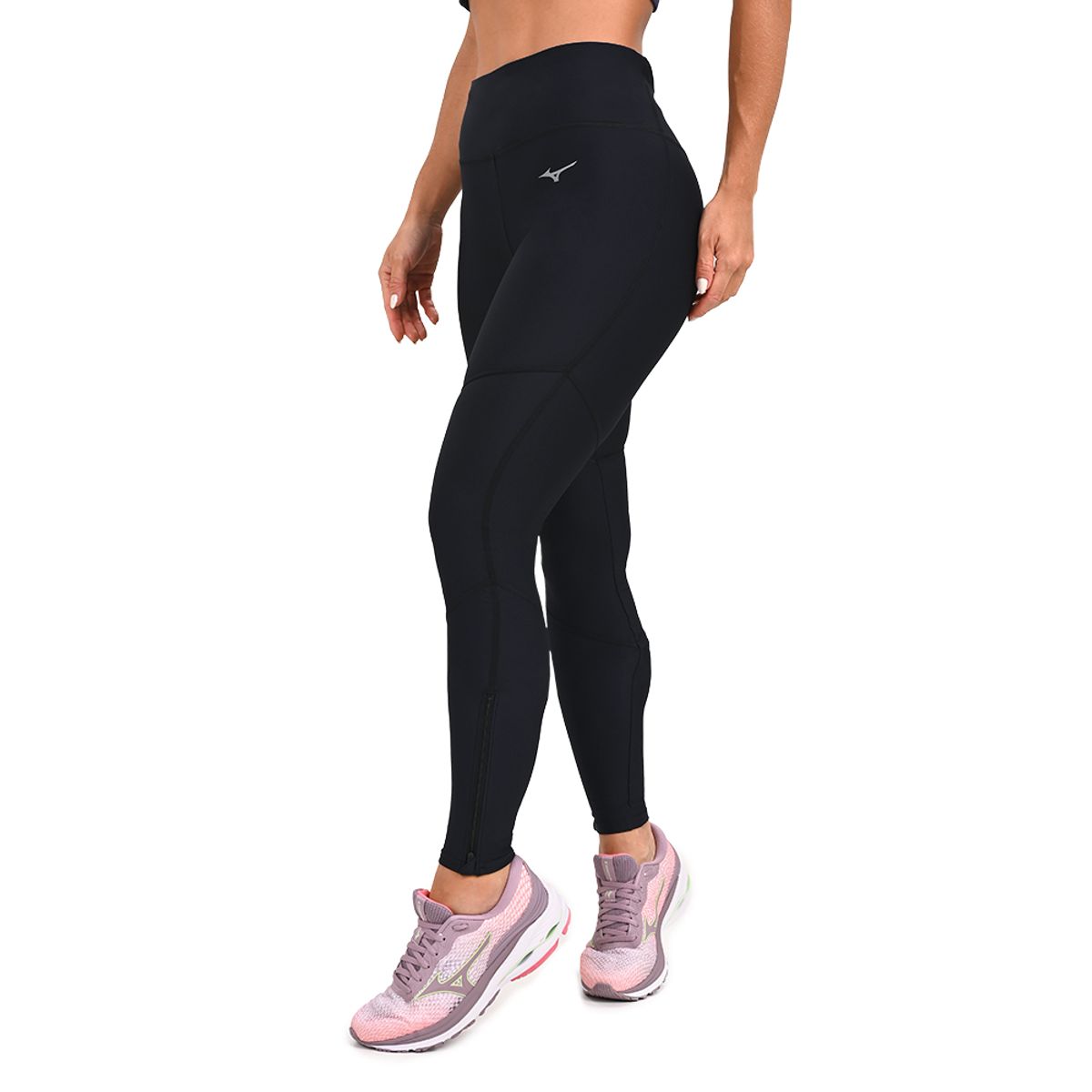 Calça de Compressão Feminino Mizuno Impulse Core Mid M Preto