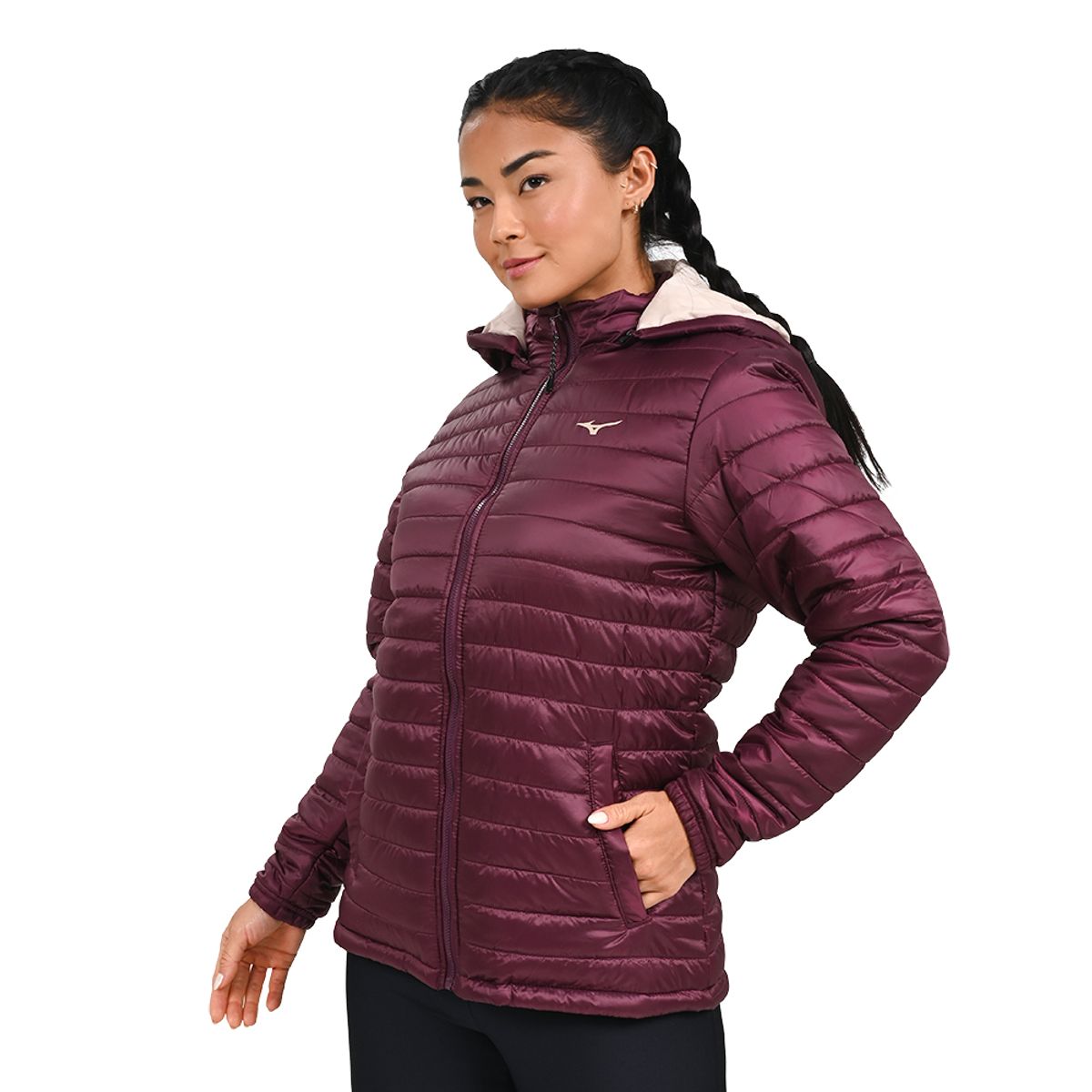 Jaqueta de Treino Feminina Mizuno Puff M Vermelho