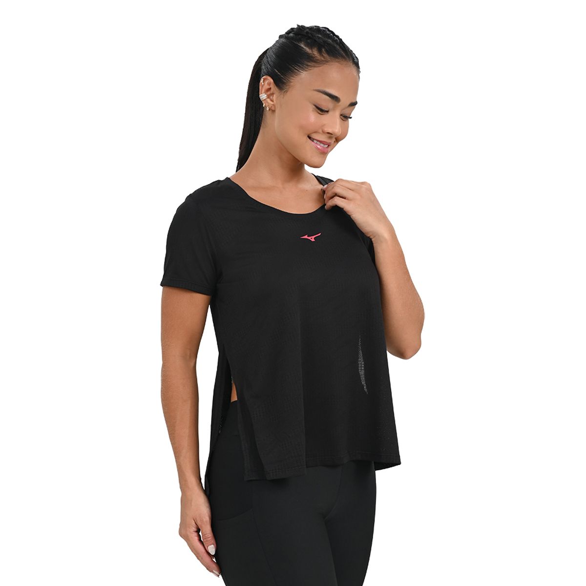 Camiseta de Treino Feminina Mizuno Soul Fit Fre GG Preto