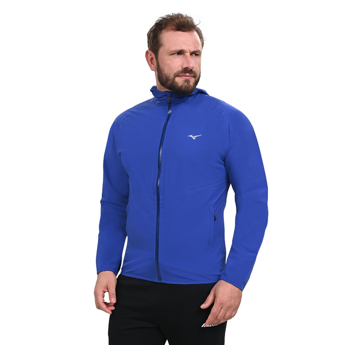 Jaqueta de Corrida Unissex Mizuno Waterproof 20K ER M Azul