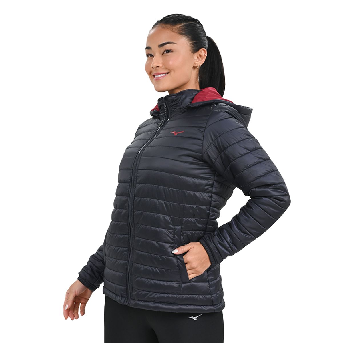 Jaqueta de Treino Mizuno Puff Feminina P Preto