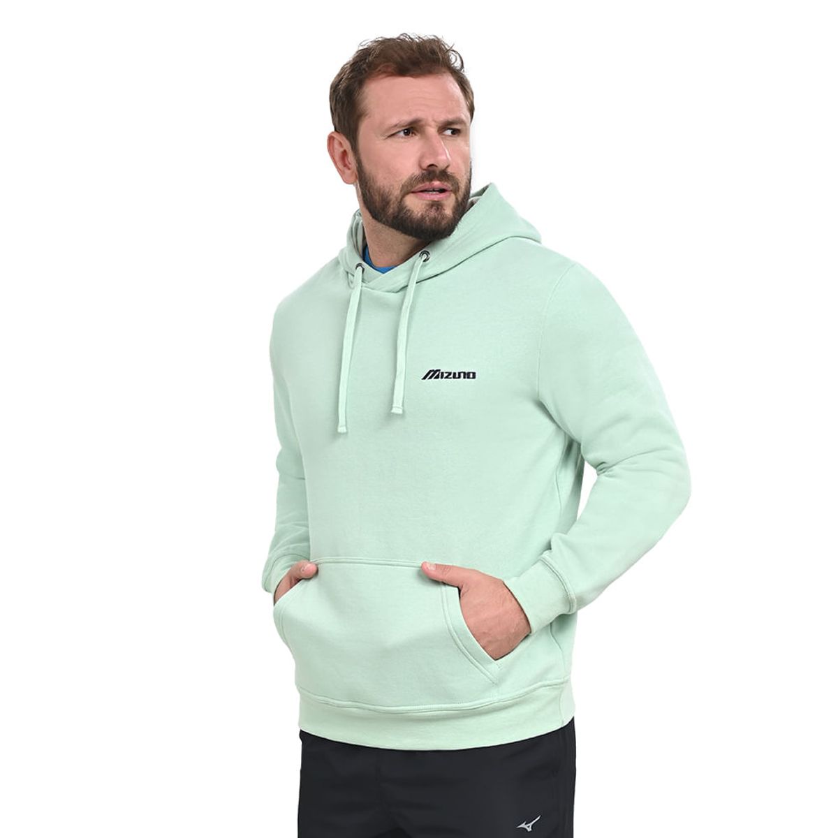 Moletom Casual Masculino Mizuno Soft II GG Verde