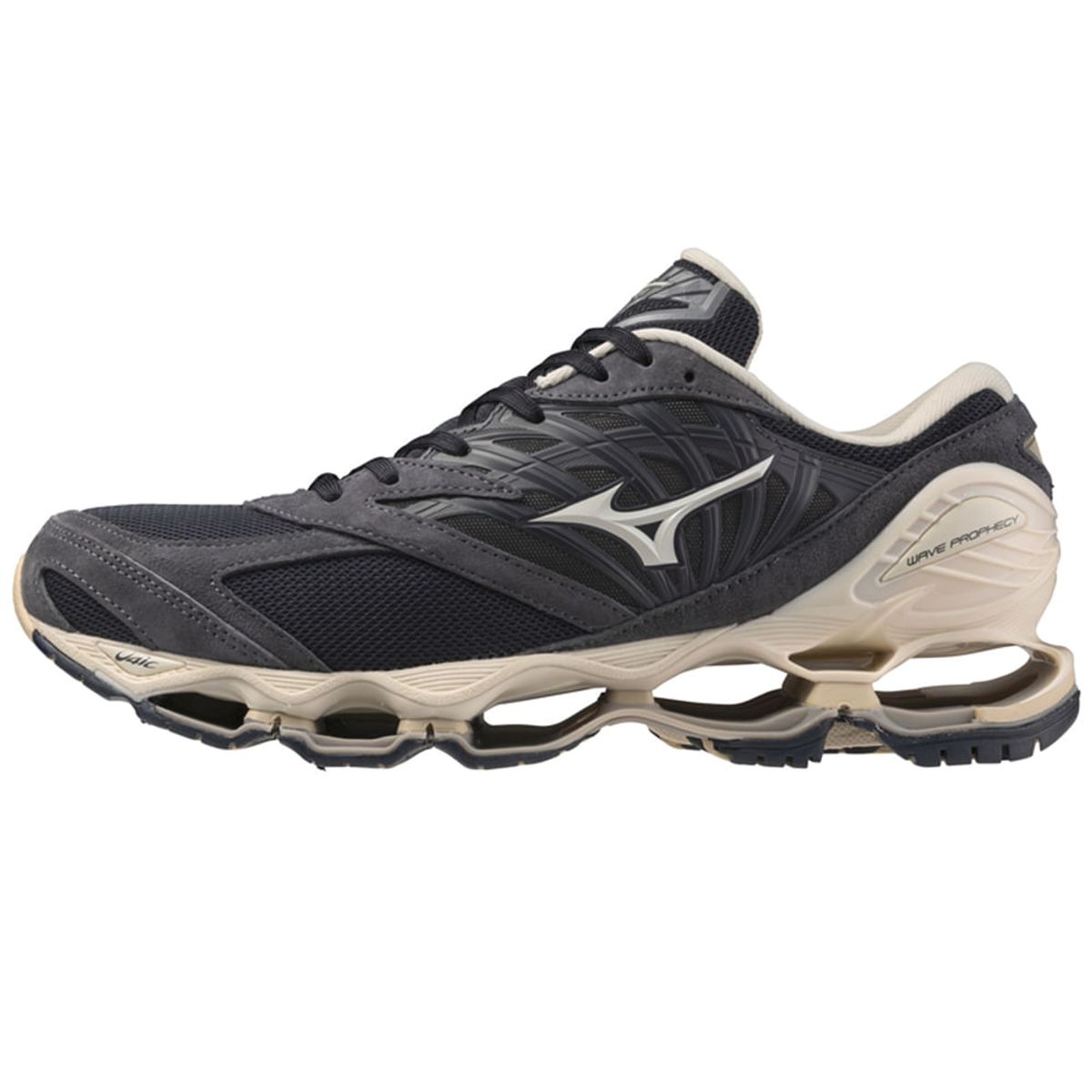 Tênis Casual Mizuno Wave Prophecy Ls Suede 36 Cinza