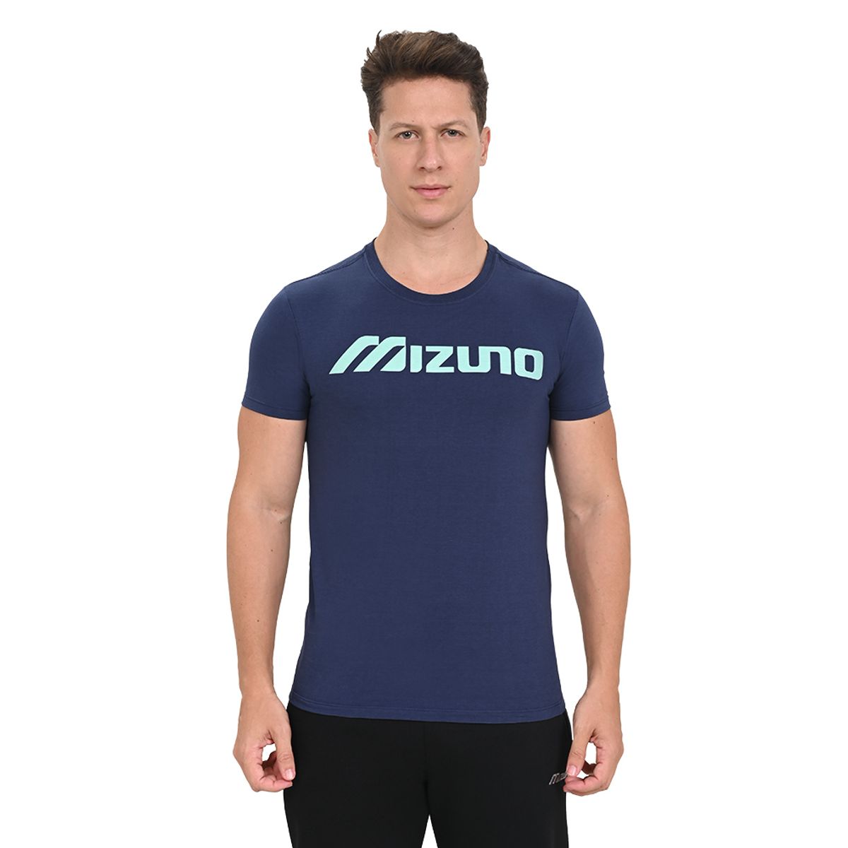 Camiseta Masculina Mizuno Big Logo P Azul